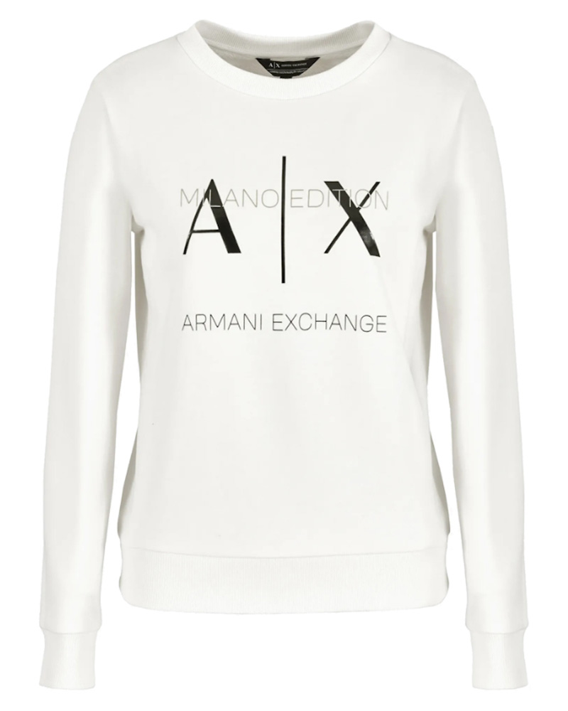 Armani Exchange Woman Sweatshirt White L