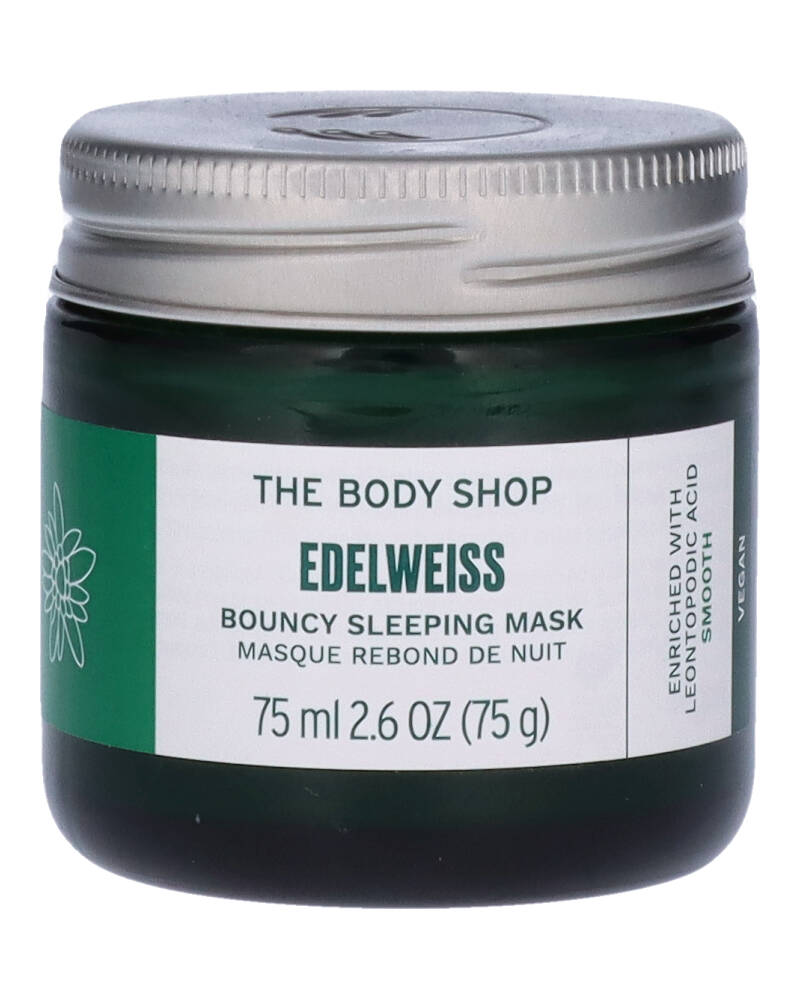 the body shop edelweiss bouncy sleeping mask 75 ml