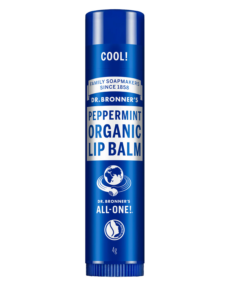Dr. Bronner's Organic Lip Balm Peppermint 4 g billede