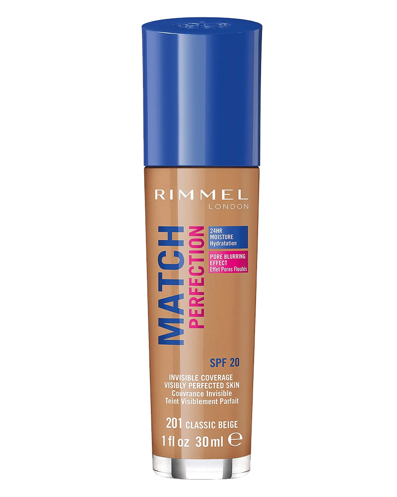 Rimmel London Match Perfection Foundation 201 Classic Beige 30 g