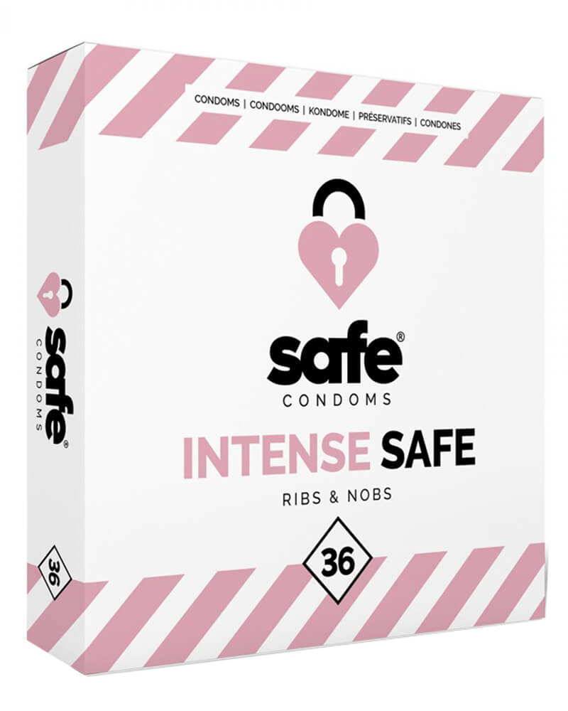 Billede af Safe Intense Safe Ribs & Nobs Condoms 36 stk.