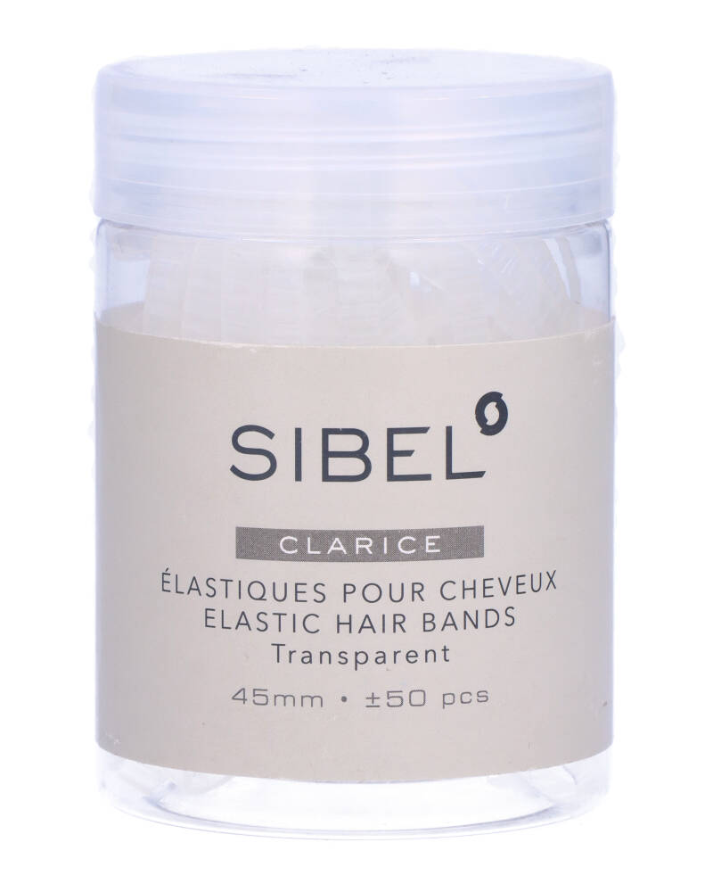 Sibel Clarice Elastic Hair Bands Transparent Art. P005199   50 stk.