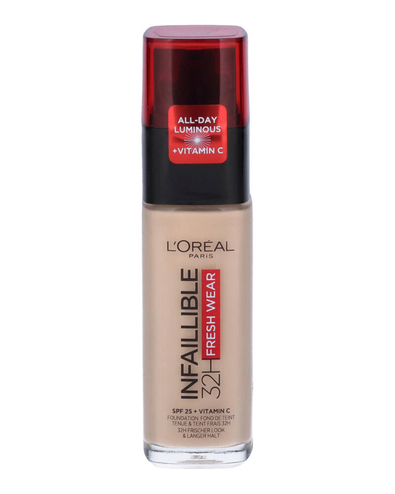 L'oréal Paris Infaillible 32H Fresh Wear Liquid Foundation - 20 Ivory 30 ml