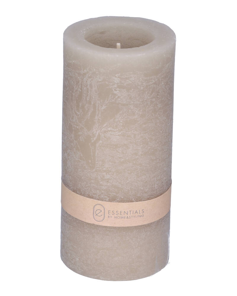 Excellent Houseware Bloklys Grå 65 x 140 mm 300 g billede