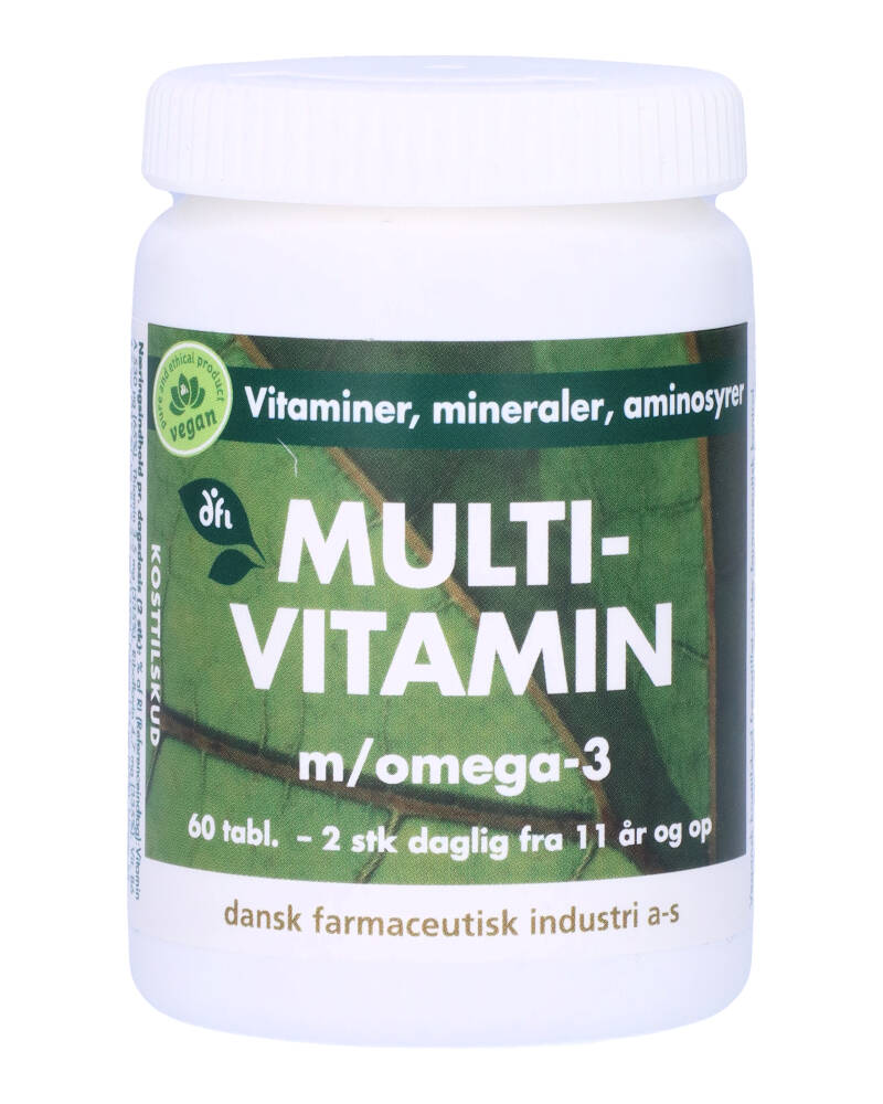 Berthelsen Naturprodukter - Multivitamin Med Omega 3   60 stk. billede
