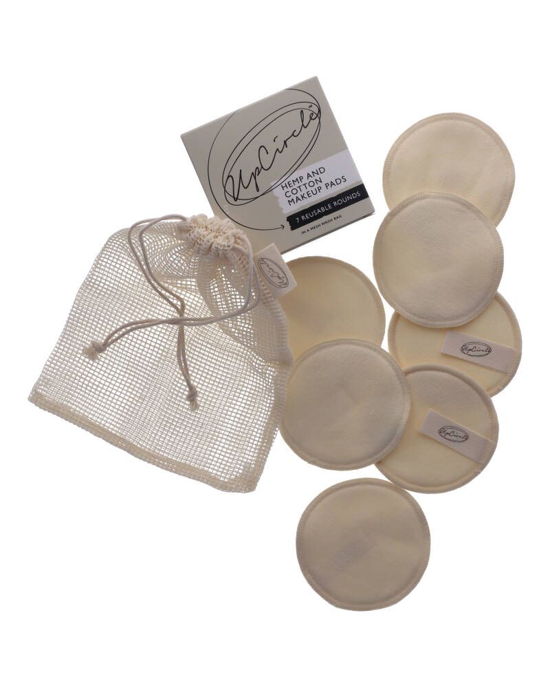 Upcircle Reusable Hemp And Cotton Makeup Pads   7 stk.