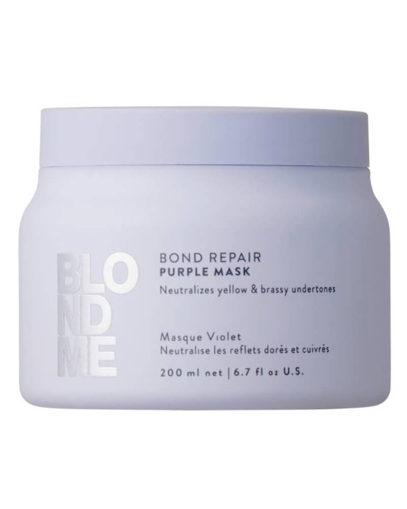 Schwarzkopf BlondMe Bond Repair Purple Mask 200 ml billede