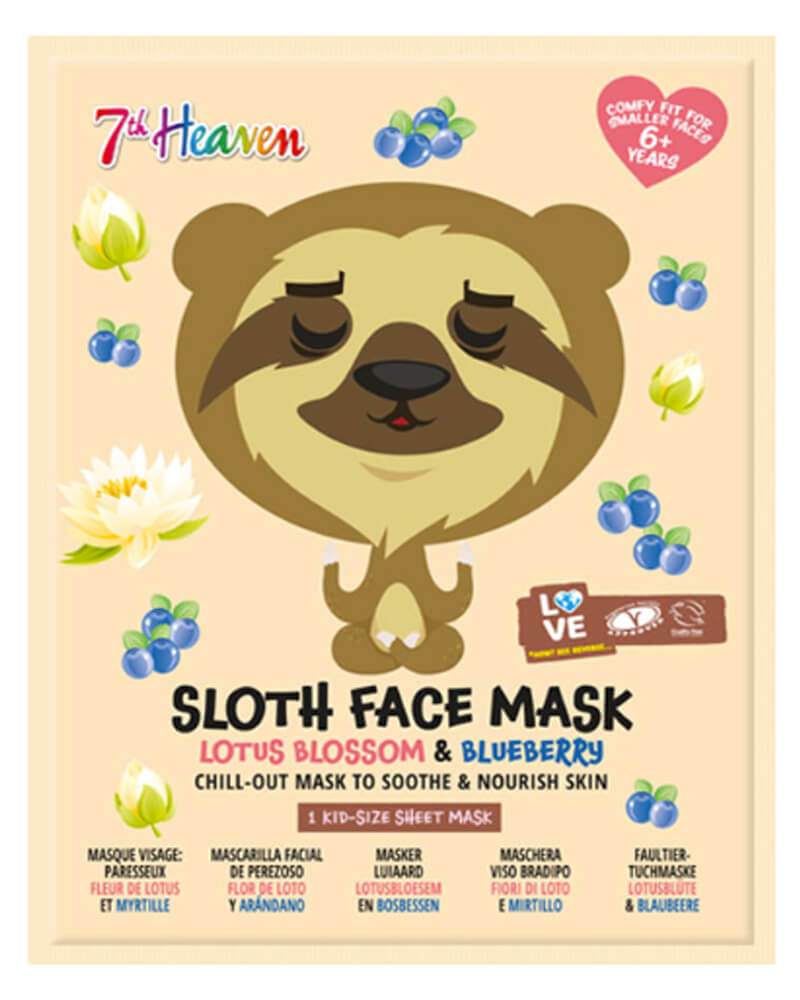 Billede af 7th Heaven Montagne Jeunesse Sloth Face Mask 10 g 1 stk.