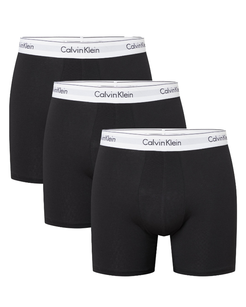 Billede af Calvin Klein Modern Cotton Stretch Boxer 3-Pack Black S