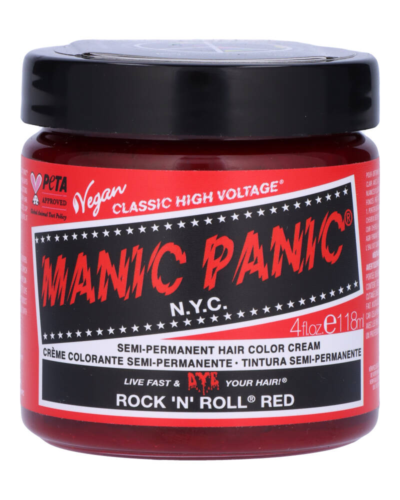 Manic Panic Semi-Permanent Color Cream Rock'N'Roll Red 118 ml billede