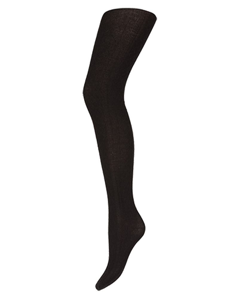 Decoy Strømpebukser Doubleface 110 DEN Tights Sort S/M Dame