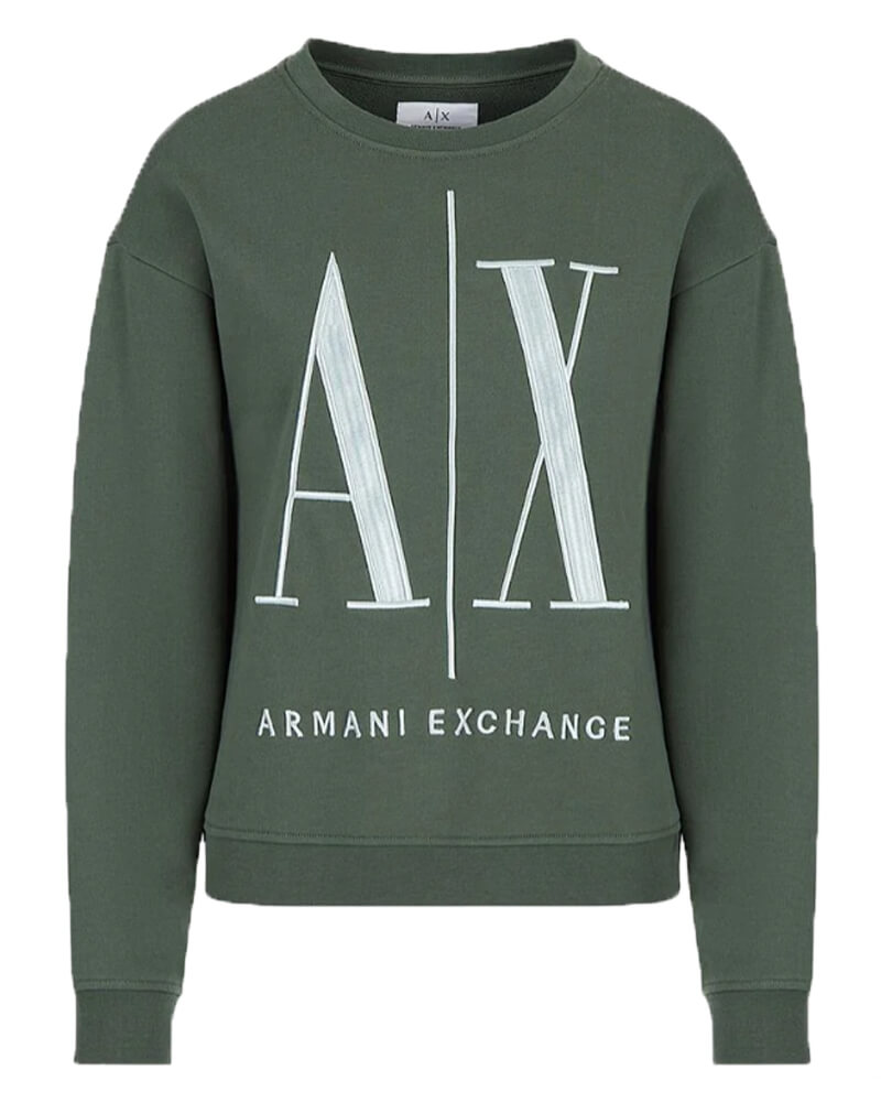 Armani Exchange Men's Sweatshirt Green S