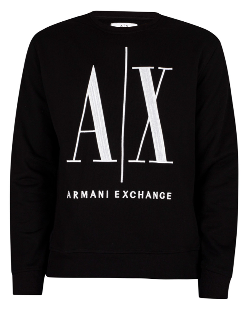 Armani Exchange Man Sweatshirt Black XXL