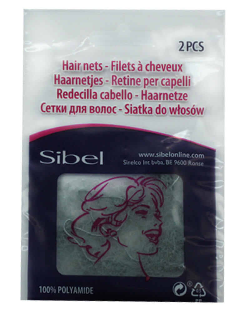 Sibel Hair Nets Grey Ref. P001903 (Stop Beauty Waste) 2 stk.