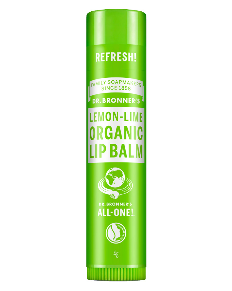 Dr. Bronner's Organic Lip Balm Lemon-Lime 4 g billede