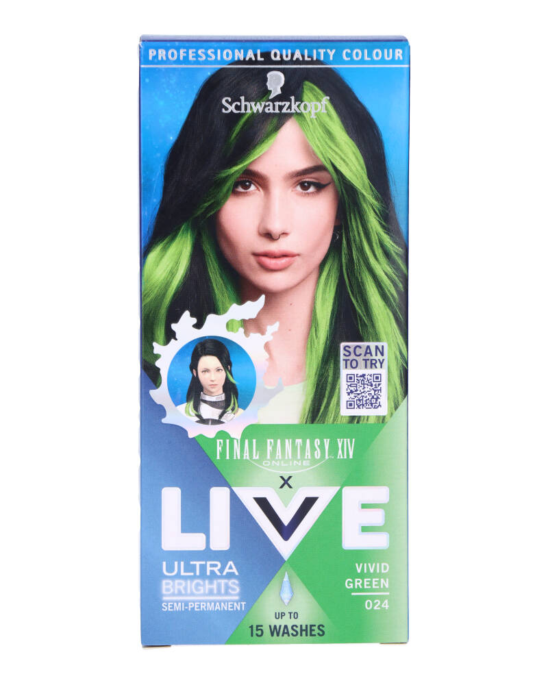 Schwarzkopf Live Final Fantasy XIV Vivid Green (U) 50 ml billede