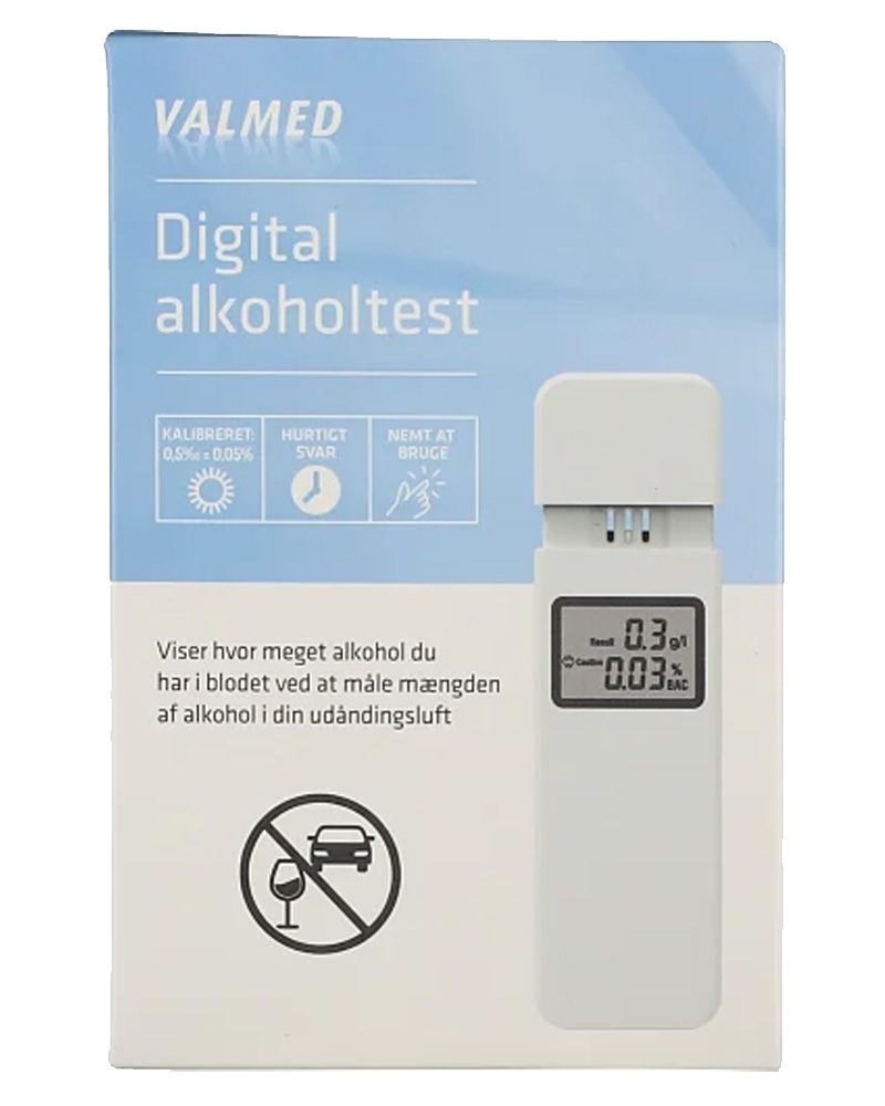Valmed Digital Alkoholtest   1 stk. billede