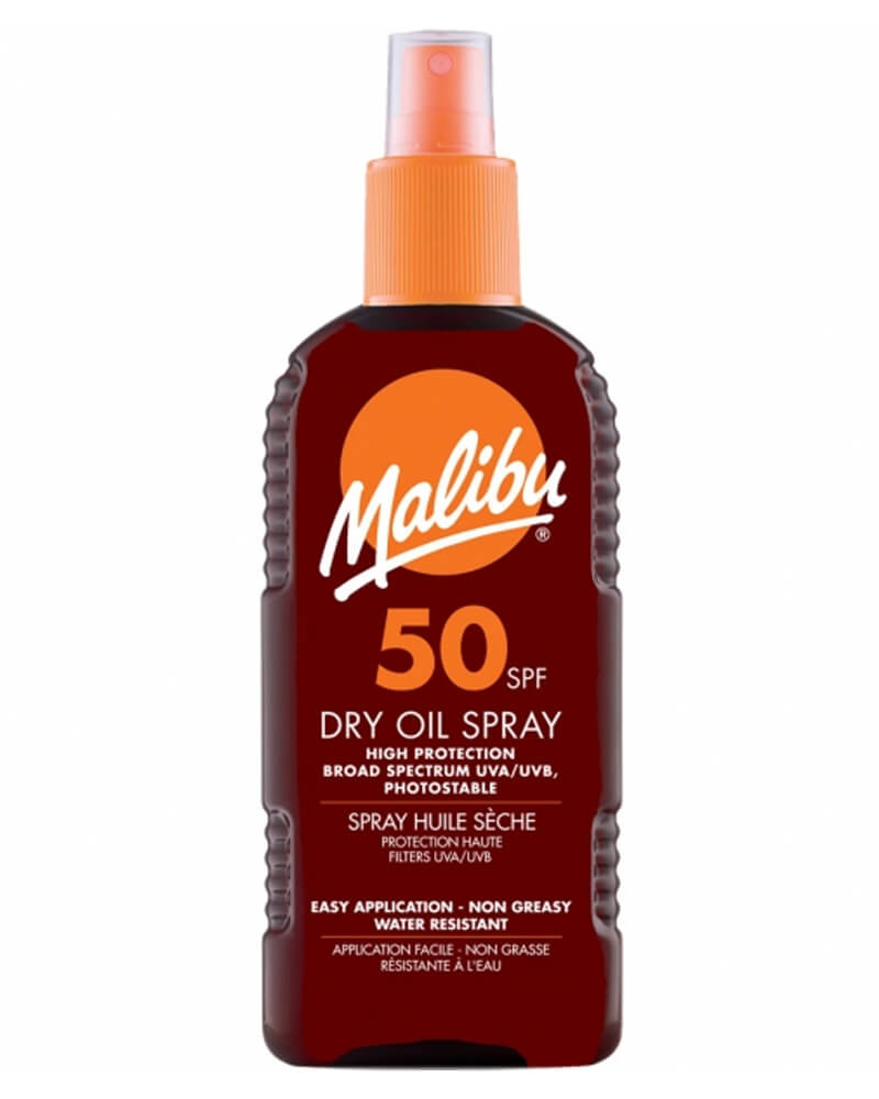 Malibu Dry Oil Sun Spray SPF 50 200 ml billede