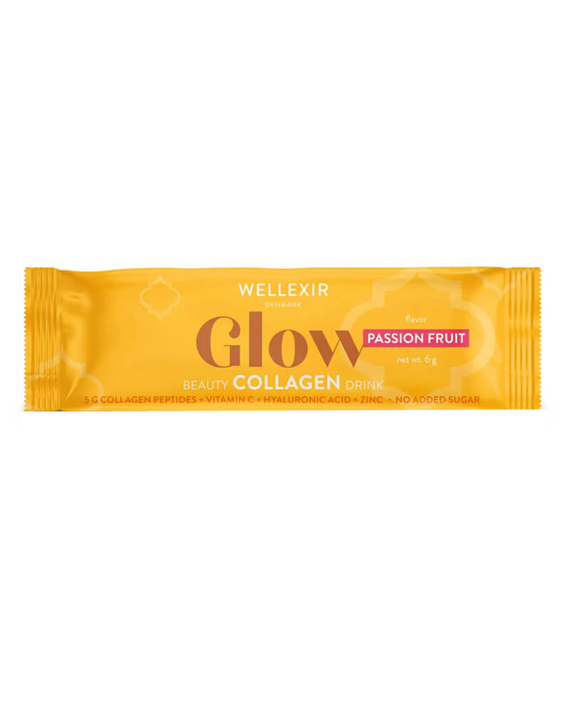 Wellexir Glow Beauty Collagen Drink Passion Fruit 6 g 1 stk. billede