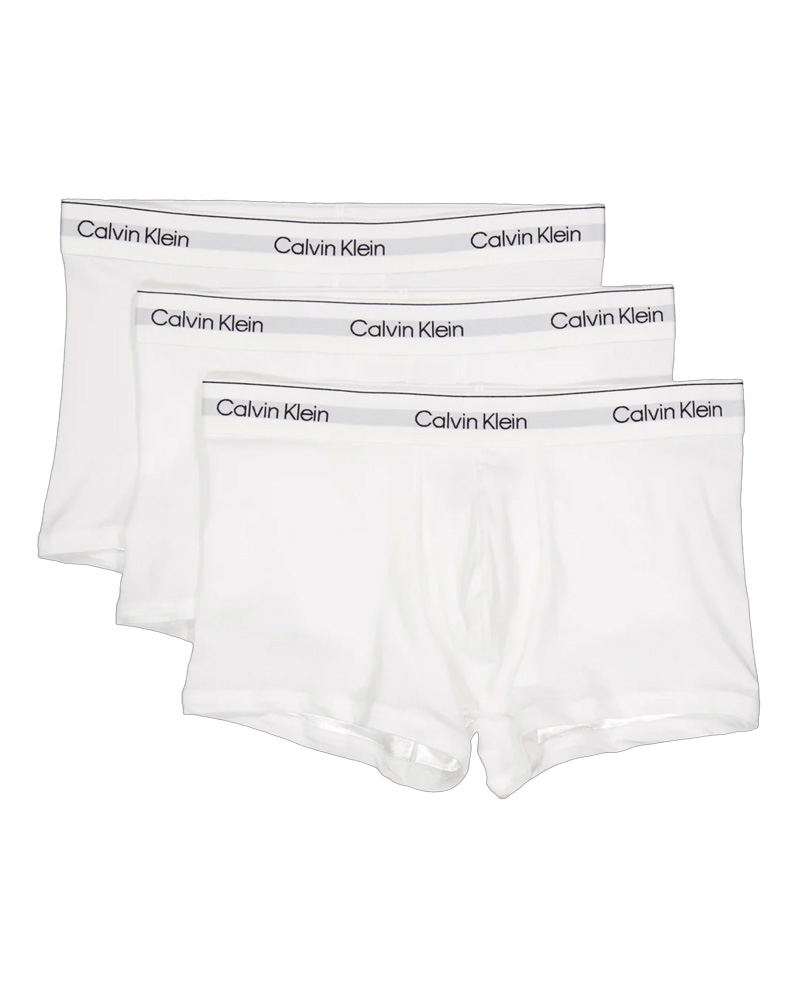Calvin Klein Modern Cotton Extra-soft Cotton Stretch Trunk 3-Pack Hvid M
