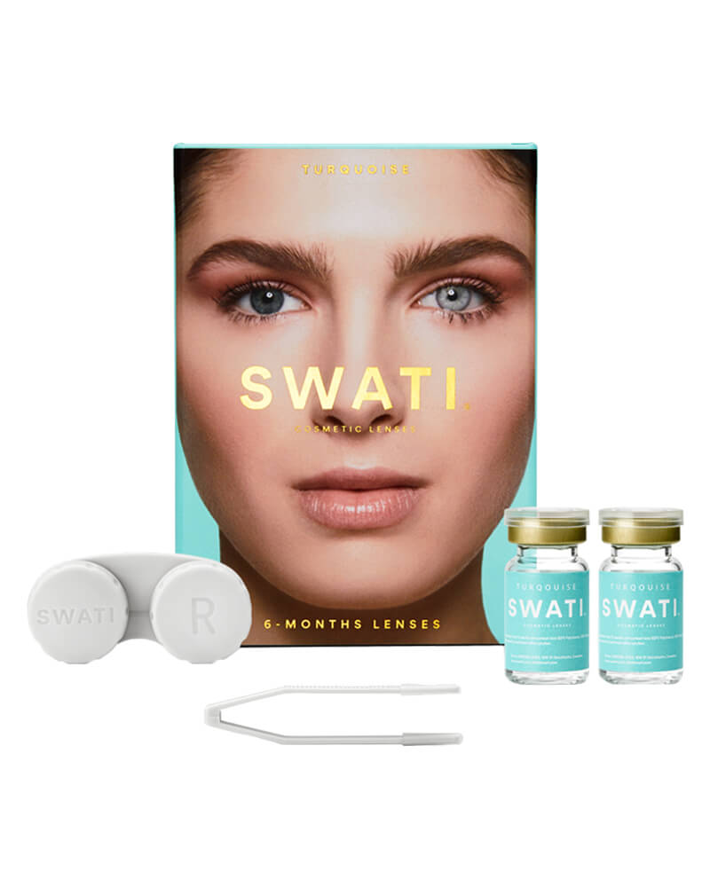 SWATI Cosmetics 6 måneders Kontaktlinser Turquoise billede