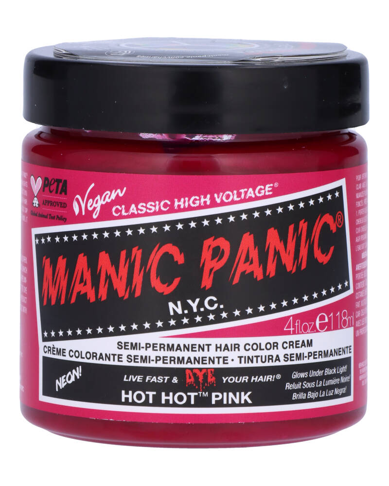 Manic Panic Semi-Permanent Color Cream Hot Hot Pink 118 ml billede