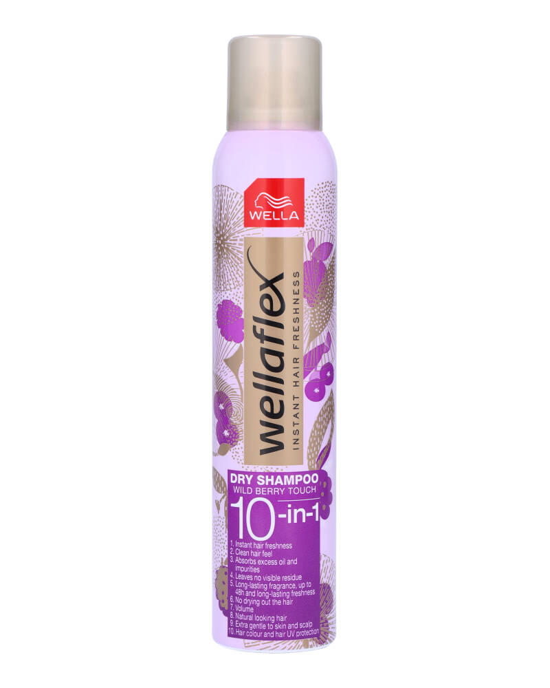 Wella Wellaflex Wild Berry Touch Dry Shampoo 180 ml billede