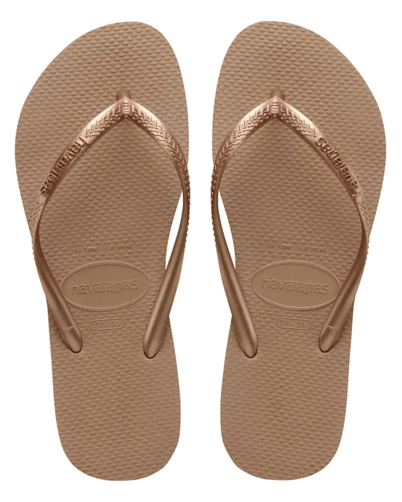 Havaianas Slim - Rosa Guld - Str. 43/44 billede