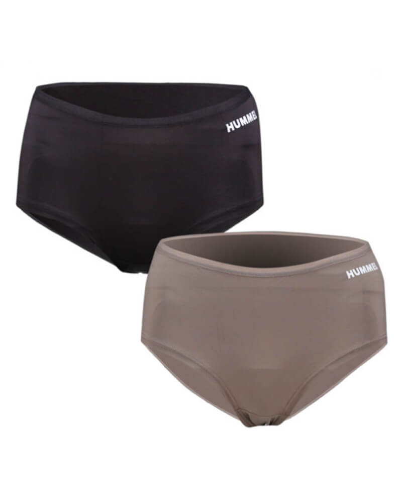 Hummel Smooth Hipster 2-pack Black/Brown XS