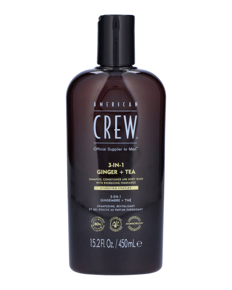 American Crew 3-In-1 Ginger + Tea 450 ml billede