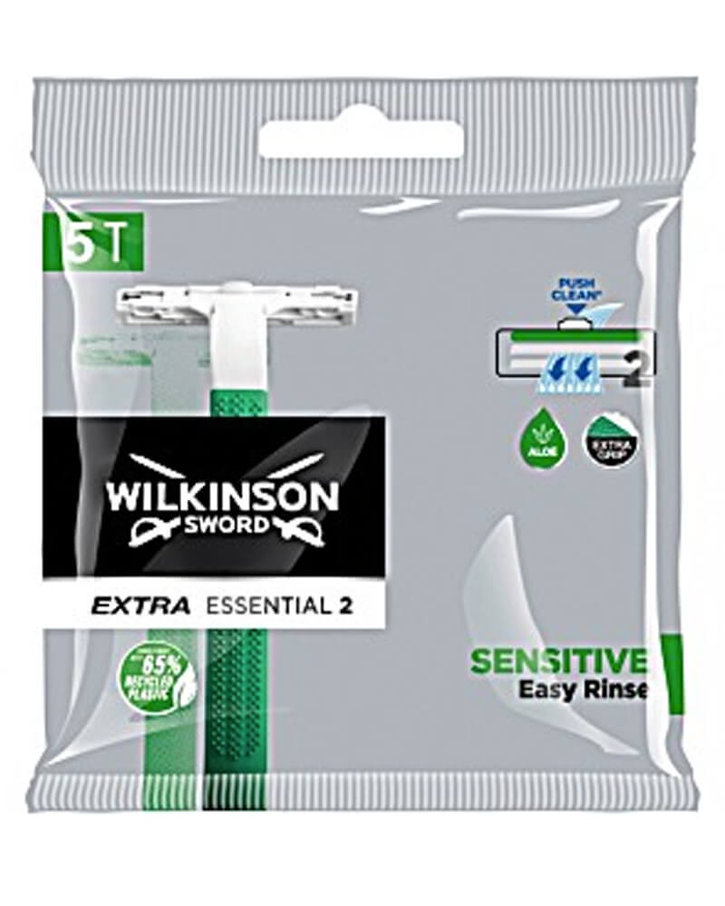 Billede af Wilkinson Sword Extra Essential 2 - Sensitive Easy Rinse 5 stk.