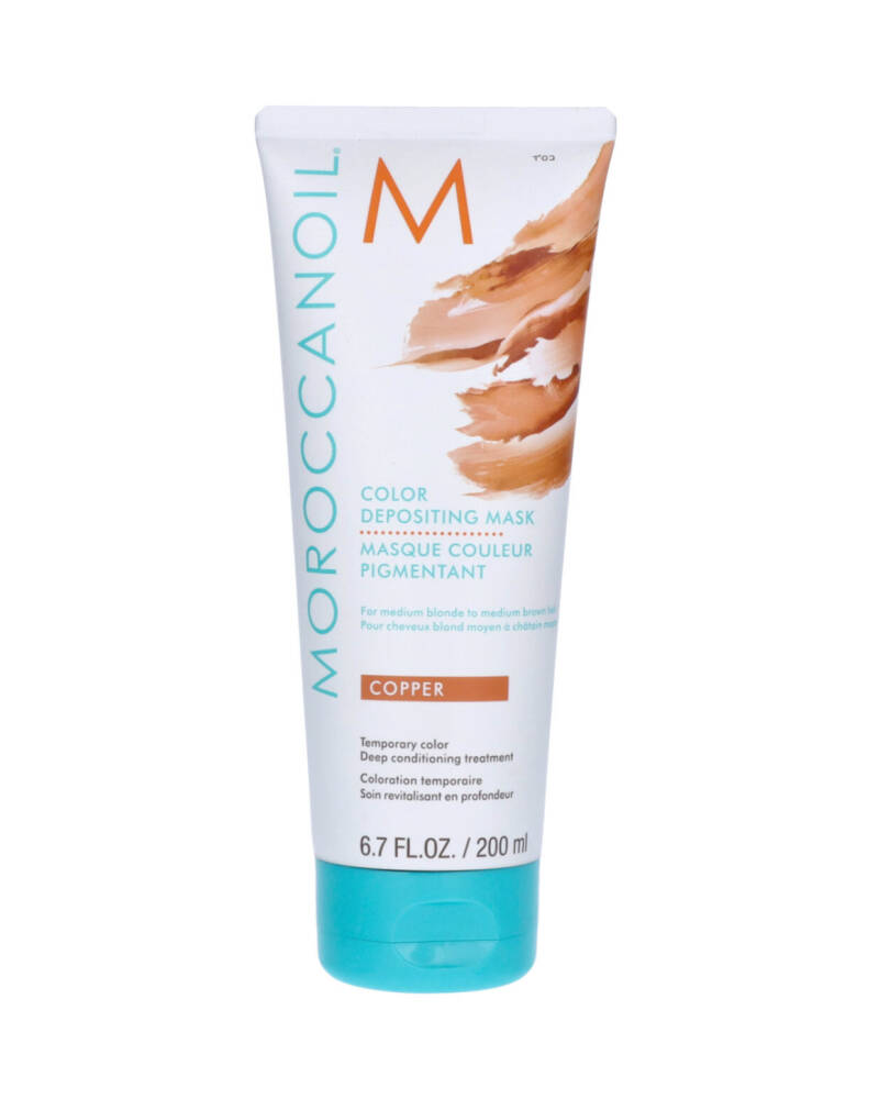 Moroccanoil Color Deposting Mask Copper 200 ml billede