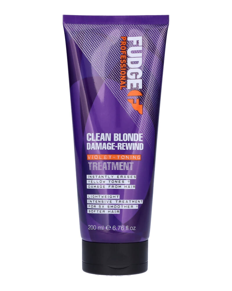 Fudge Clean Blonde Damage Rewind Violet-Toning Treatment 200 ml billede