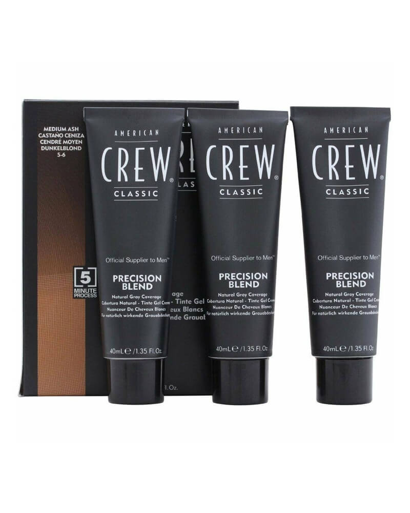 American Crew Precision Blend - Medium Ash 5-6 3x40ml 40 ml 3 stk. billede