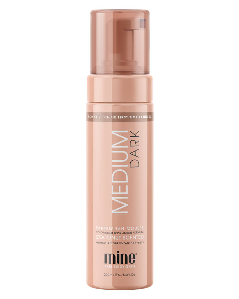 MineTan Medium Dark Self Tan Mousse 200 ml billede