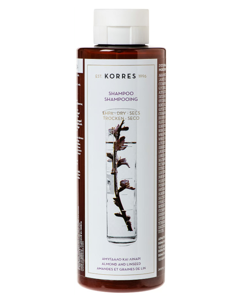 KORRES Almond + Linseed Shampoo For Dry / Damaged Hair 250 ml billede