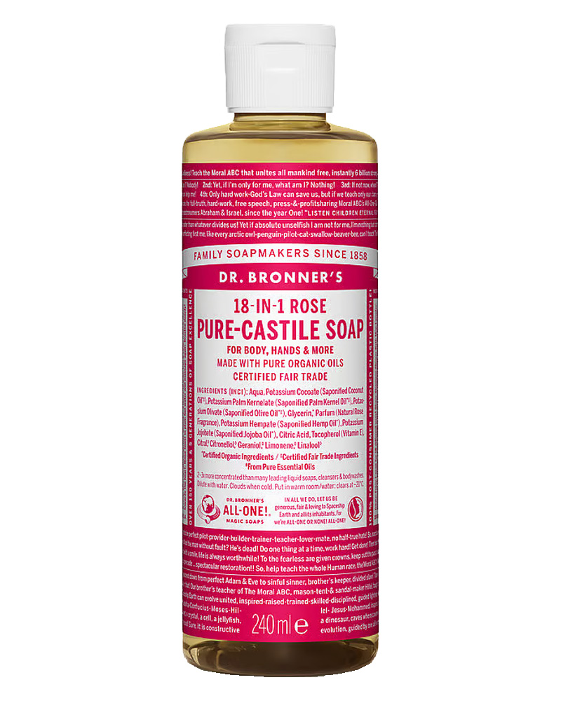 Dr. Bronner's Pure-Castile Soap Rose 240 ml