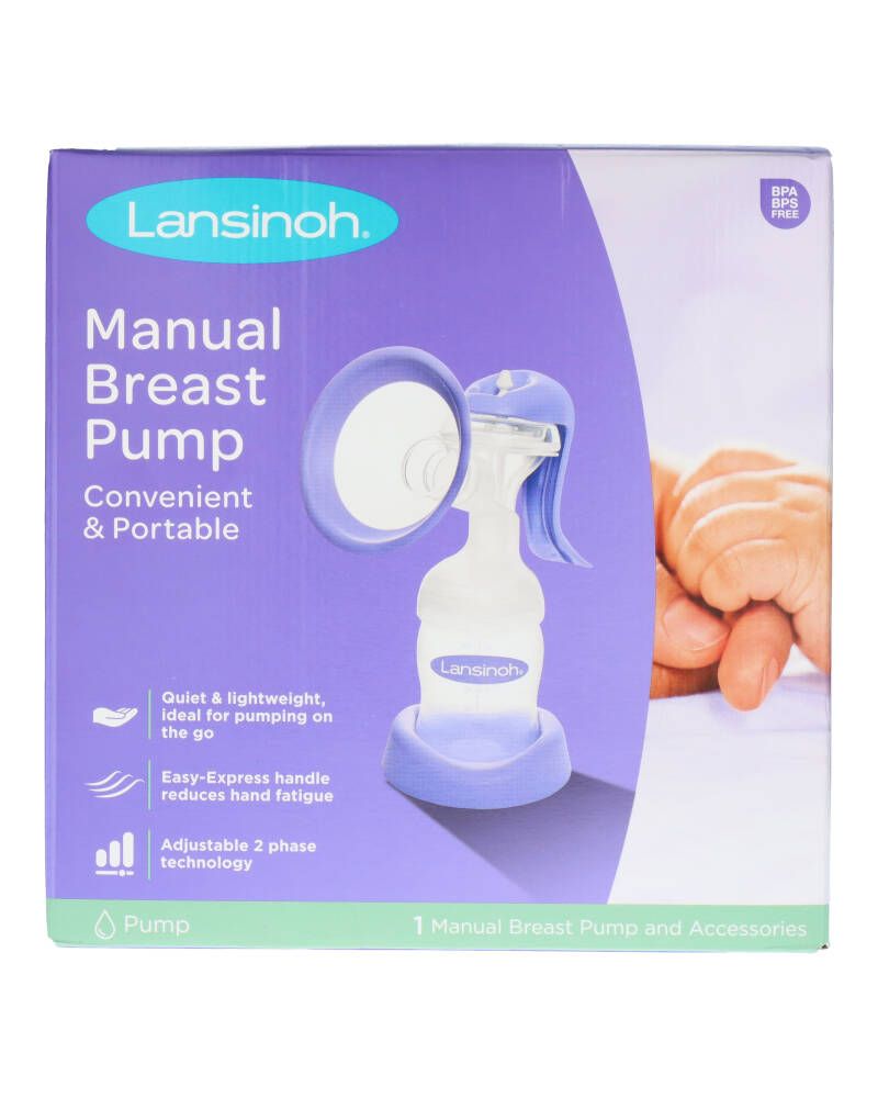 Lansinoh Manual Breast Pump including Accessories