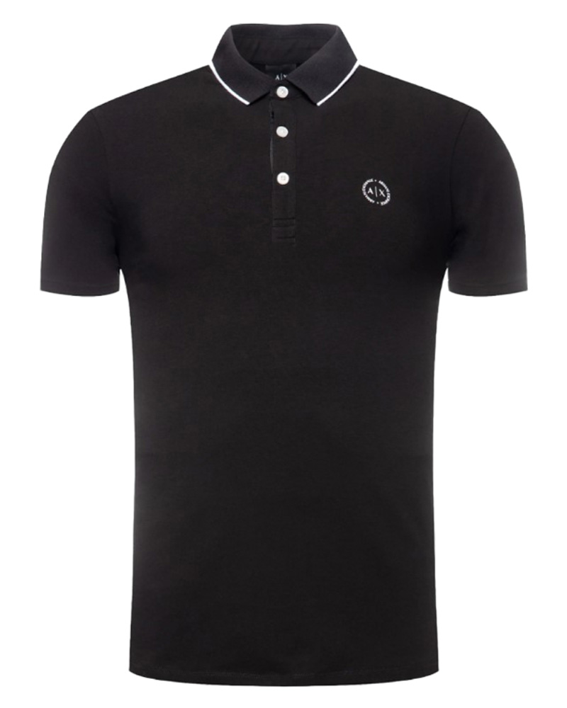 Armani Exchange Polo Sort Str. XL
