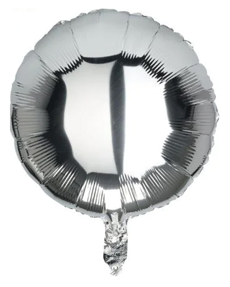 Excellent Houseware Foil Balloons Silver   10 stk.