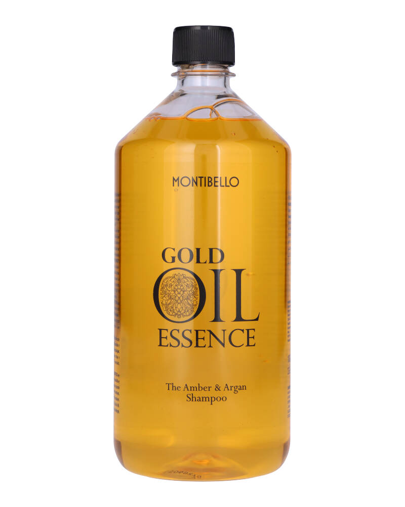 Montibello Gold Oil Essence Amber And Argan Shampoo (Incl Pumpe) 1000 ml billede