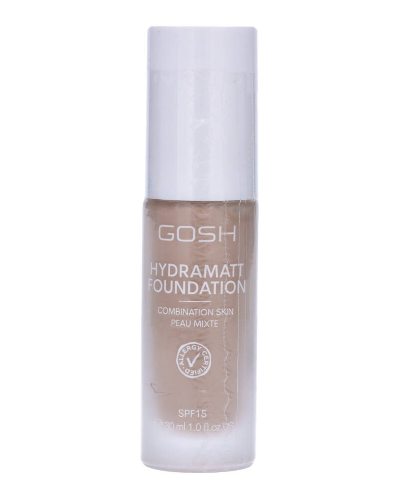 Gosh Hydramatt Foundation Combination Skin Peau Mixte 010N Light Dark 30 ml billede