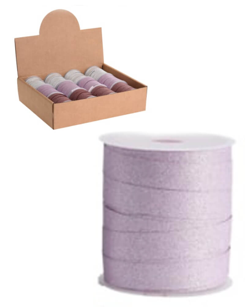 Excellent Houseware Lyserød Glitter Gavebånd