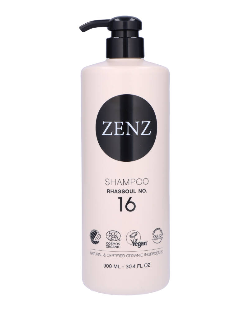 Zenz Organic Shampoo Rhassoul No. 16 - Version 2.0, 900ml.