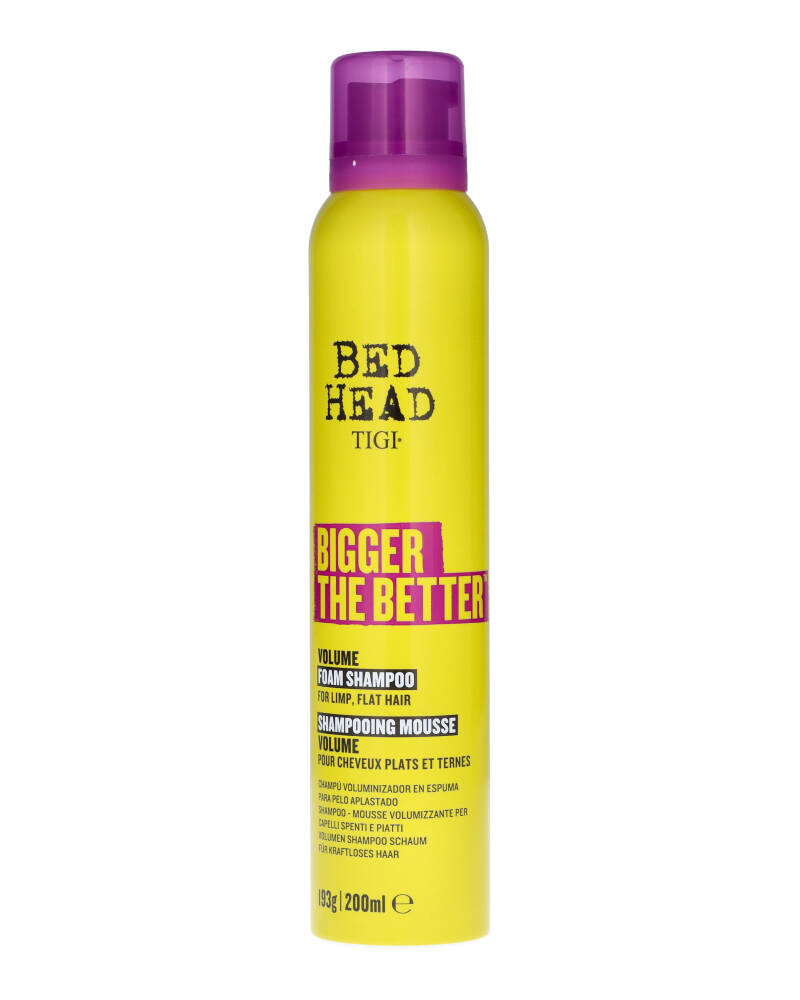 TIGI Bed Head Bigger The Better Volume Foam Shampoo 200 ml