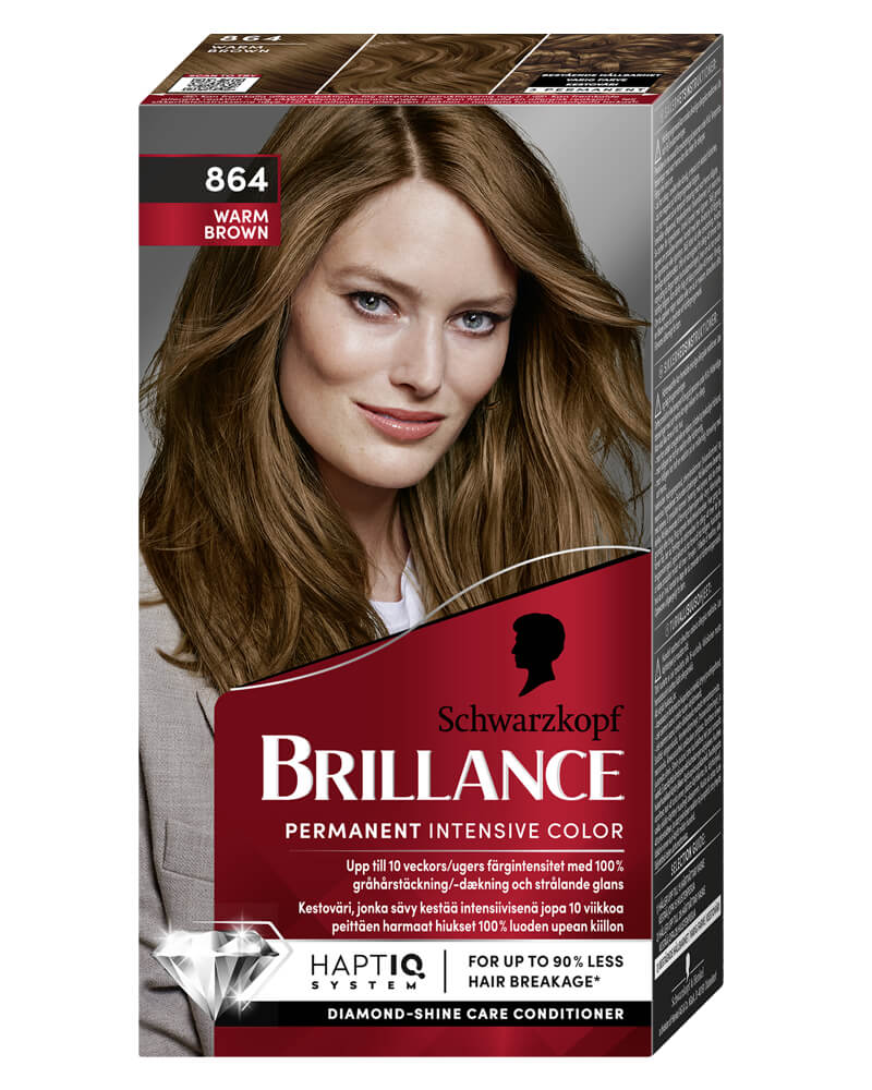 Schwarzkopf Brillance Intensive Color Creme 864 Warm Brown