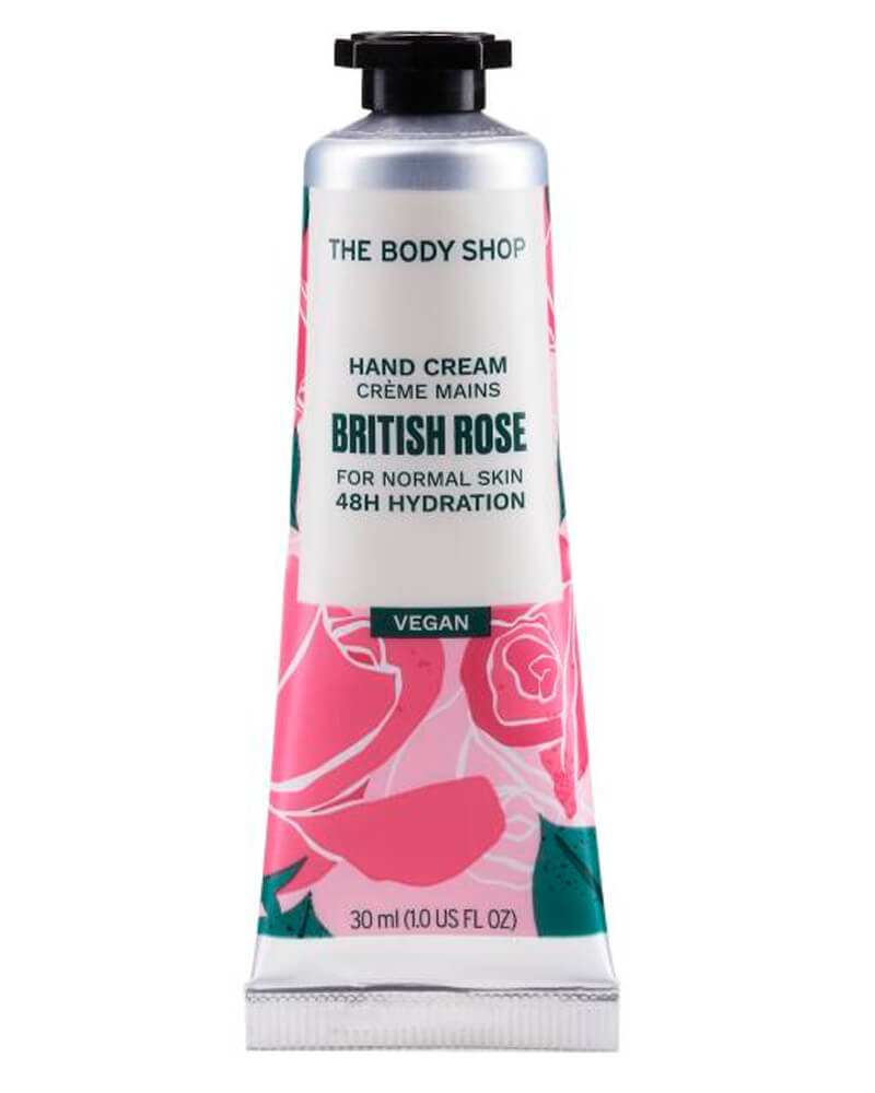 the body shop hand cream british rose vegan 100 ml