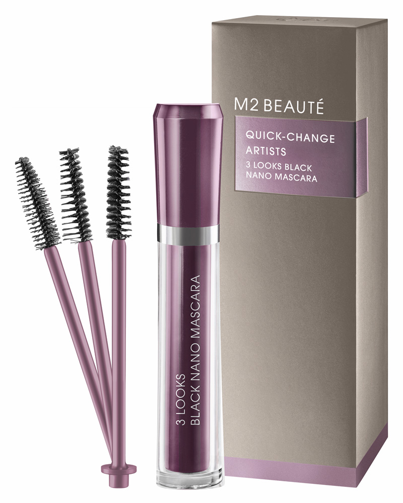 M2 Beauté Quick-Change Artists 3 Looks Black Nano Mascara 6 ml