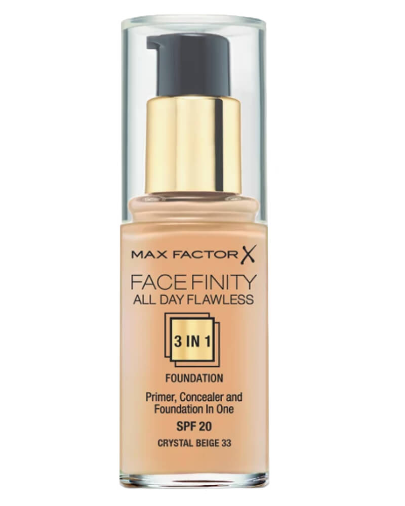 Max Factor Facefinity 3-in-1 Foundation Crystal Beige 33 30 ml