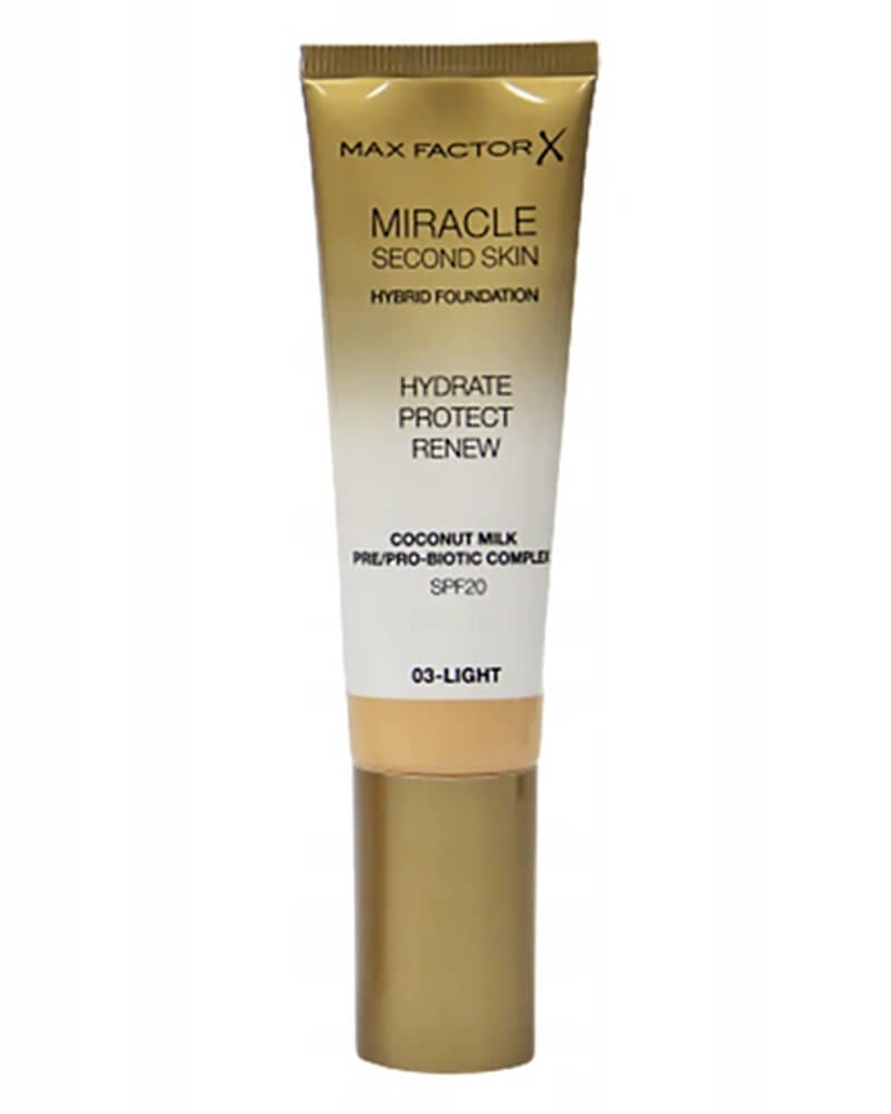 Max Factor Miracle Second Skin Hybrid Foundation 03 Light 30 ml (3614229764765)
